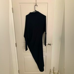 Marcella NY Gaia dress, black, size small .  Slit in back , midi